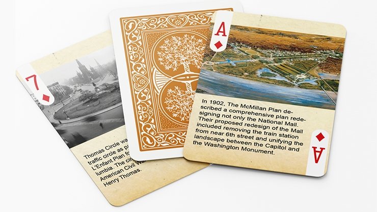 History Of Washington DC Playing Cards - Merchant of Magic