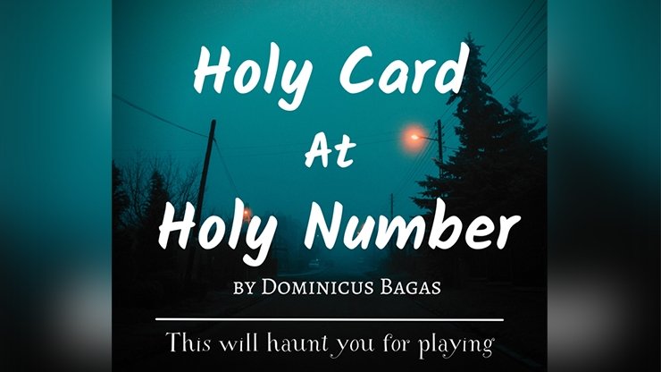 Holy Card at Holy Number by Dominicus Bagas video - INSTANT DOWNLOAD - Merchant of Magic