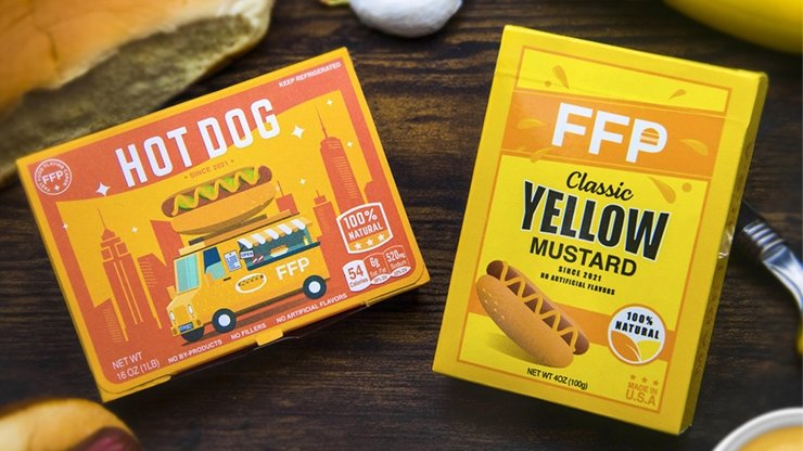 Hot Dog & Mustard Combo (Half-Brick) Playing Cards by Fast Food Playing Cards - Merchant of Magic