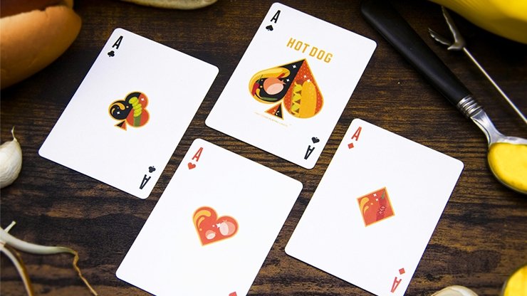 Hot Dog Playing Cards by Fast Food Playing Cards - Merchant of Magic