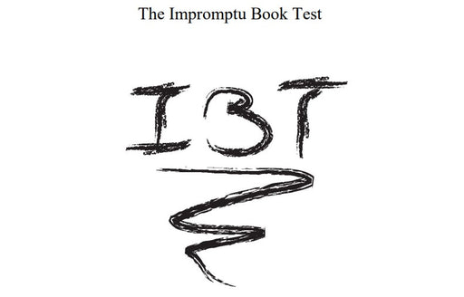The Impromptu Book Test (IBT) - By Josh Zandman - INSTANT DOWNLOAD - Merchant of Magic Magic Shop