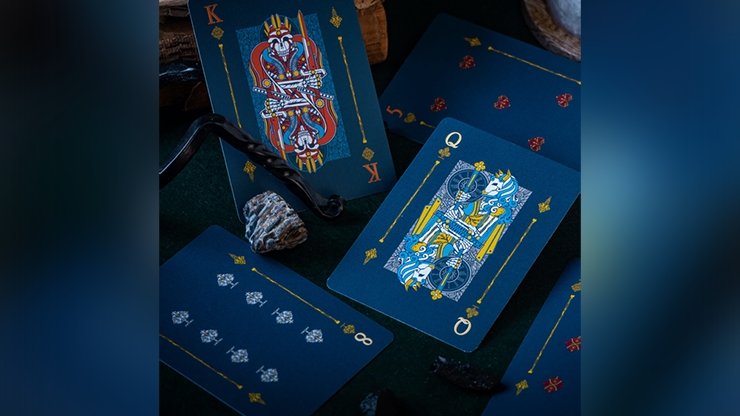 INFINITUM (Royal Blue) Playing Cards - Merchant of Magic