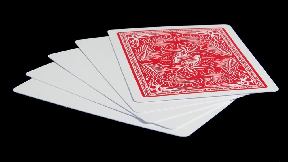 Insight Blank Face Cards (Set of 5) by Hugo Shelley - Trick - Merchant of Magic