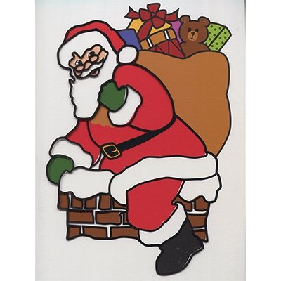 Instant Art insert (Santa in Chimney)by Ickle Pickle Magic - Merchant of Magic
