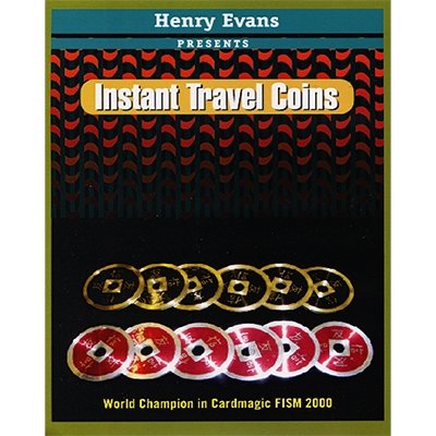 Instant Travel Coins (DVD and Gimmicks) by Henry Evans - Merchant of Magic