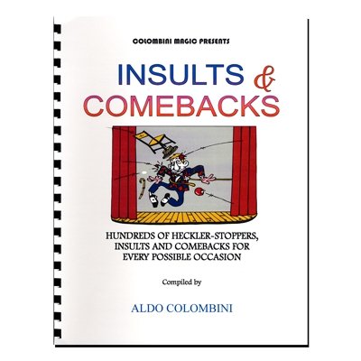 Insults & Comebacks (Spiral Bound) by Aldo Colombini - Book - Merchant of Magic