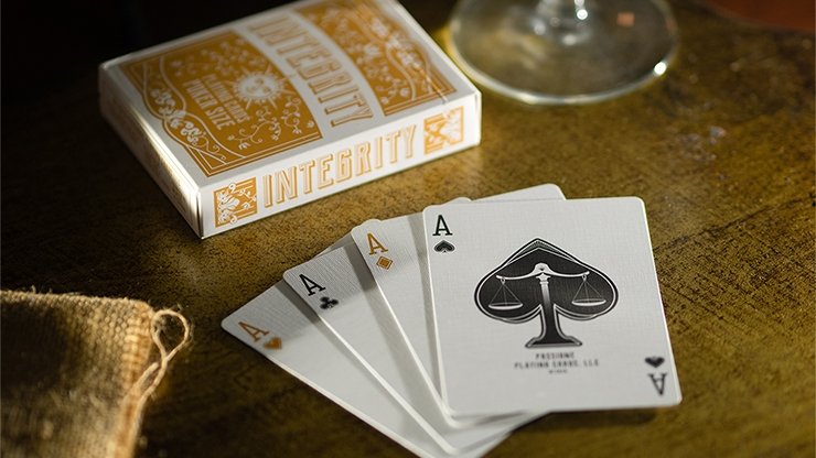 Integrity (Gold) Playing Cards - Merchant of Magic