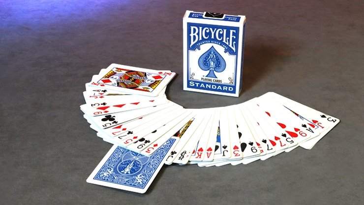 Invisible Deck Bicycle (Blue) - Merchant of Magic