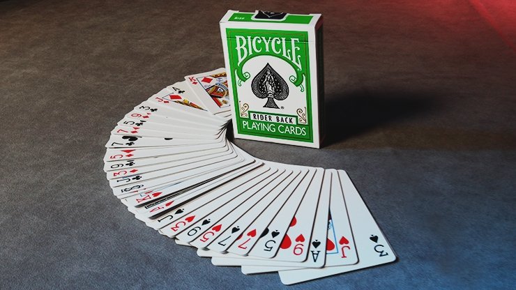 Invisible Deck Bicycle (Green) - Merchant of Magic