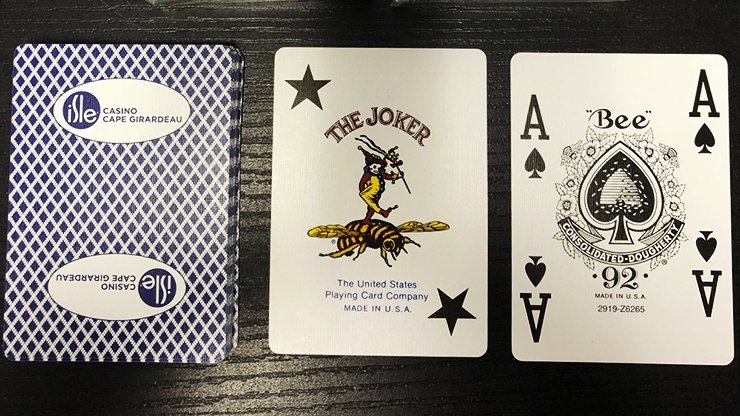 Isle Casino (Blue) Playing Cards - Merchant of Magic