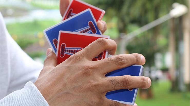 Jerry Nugget Cardistry Trainers 3 PACK (Red Double Backer) by Magic Encarta - Merchant of Magic