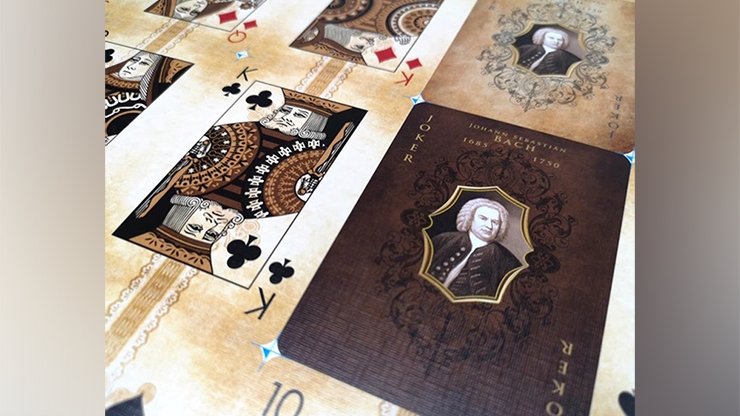 Johann Sebastian Bach Composers Playing Cards - Merchant of Magic