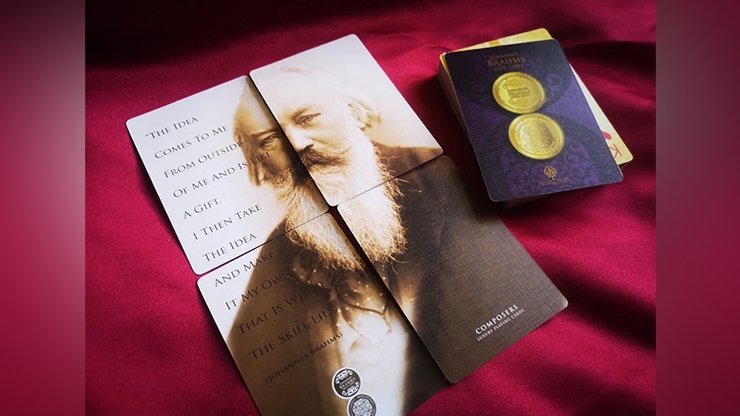 Johannes Brahms (Composers) Playing Cards - Merchant of Magic