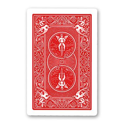 Jumbo Bicycle Card (3 1/2 of Clubs - Red Back) - Merchant of Magic