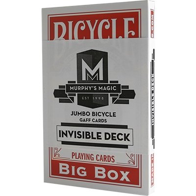 Jumbo Invisible Deck Bicycle (Red)– Merchant of Magic