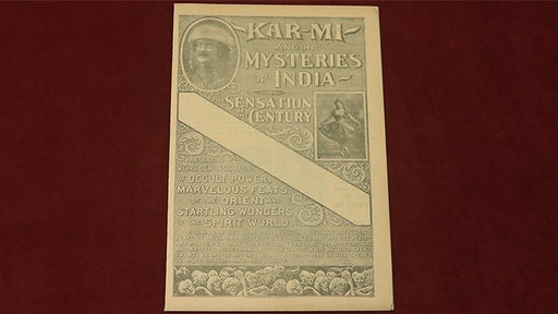 Kar Mi and His Mysteries of India (Rare/OOP) - Merchant of Magic