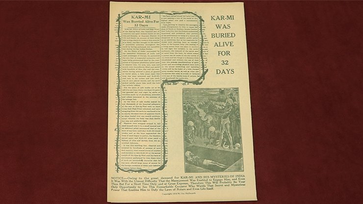 Kar Mi and His Mysteries of India (Rare/OOP) - Merchant of Magic