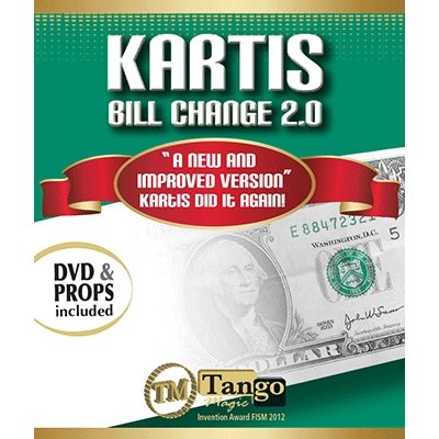 Kartis Bill Change 2.0 by Kartis and Tango Magic - Merchant of Magic