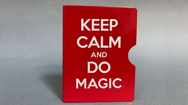 Keep Calm and Do Magic Card Guard (Red) by Bazar de Magia - Merchant of Magic