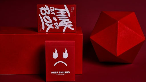 Keep Smiling Red V2 Playing Cards by Bocopo - Merchant of Magic