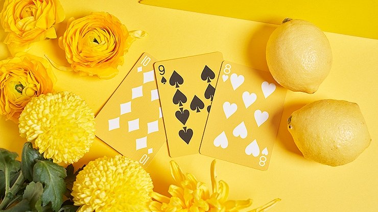 Keep Smiling Yellow V2 Playing Cards by Bocopo - Merchant of Magic