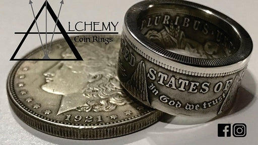 Kennedy Half Dollar Ring (Size: 11) by Alchemy Coin Rings - Merchant of Magic