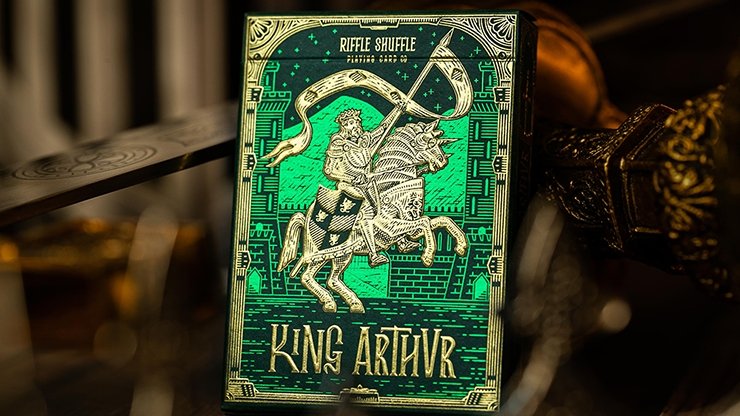 King Arthur Emerald Saga Playing Cards by Riffle Shuffle - Merchant of Magic