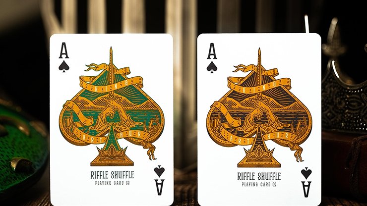 King Arthur Emerald Saga Playing Cards by Riffle Shuffle - Merchant of Magic