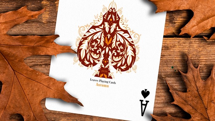 Leaves Autumn Edition Collectors Box Set Playing Cards by Dutch Card House Company - Merchant of Magic