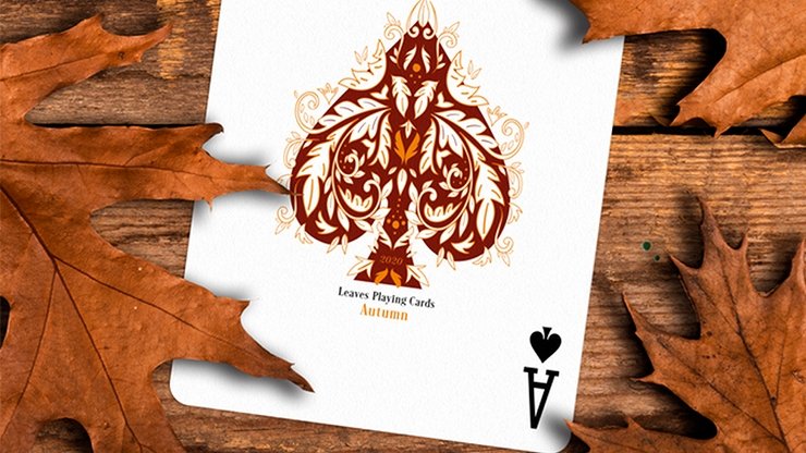 Leaves Autumn Playing Cards by Dutch Card House Company - Merchant of Magic