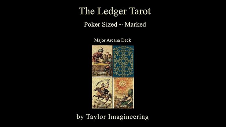 Ledger Major Arcana Deck Poker Sized (1 Deck and Online Instructions) by Taylor Imagineering - Merchant of Magic