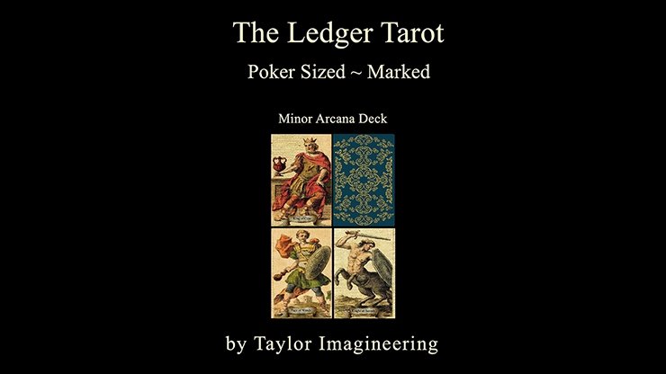 Ledger Minor Arcana Deck Poker Sized (1 Deck and Online Instructions) by Taylor Imagineering - Merchant of Magic