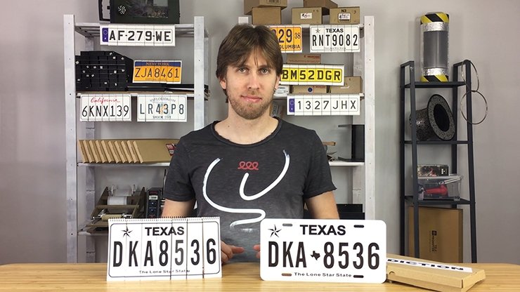 LICENSE PLATE PREDICTION - TEXAS (Gimmicks and Online Instructions) by Martin Andersen - Trick - Merchant of Magic