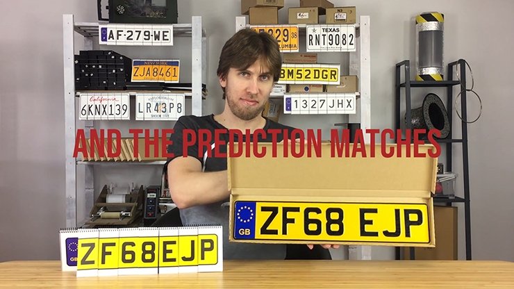 LICENSE PLATE PREDICTION - UNITED KINGDOM - Merchant of Magic