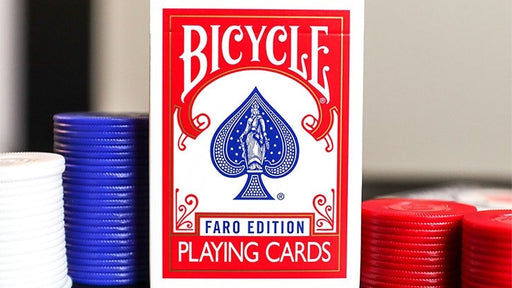 Limited Edition Bicycle Faro (Red) Playing Cards - Merchant of Magic