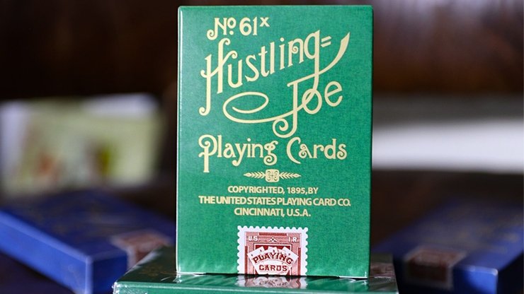 Limited Edition Hustling Joe (Frog Back Green Box) Playing Cards - Merchant of Magic