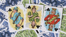 Limited Edition Hustling Joe Green Gilded (Frog Back) Playing Cards - Merchant of Magic