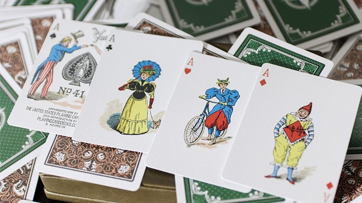 Limited Edition Late 19th Century Vanity (Clown) Playing Cards - Merchant of Magic