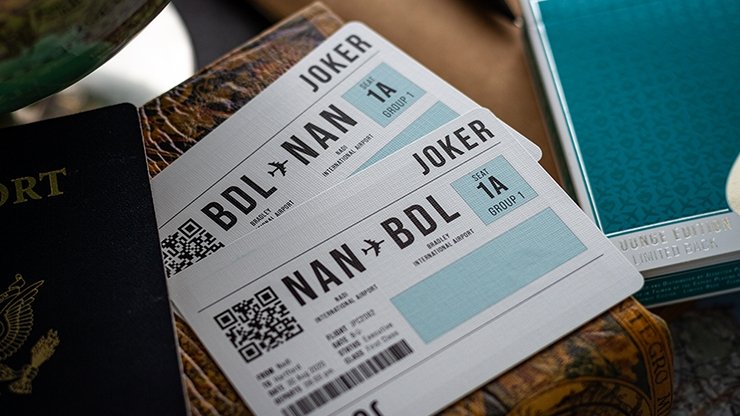Limited Edition Lounge in Terminal Teal by Jetsetter Playing Cards - Merchant of Magic