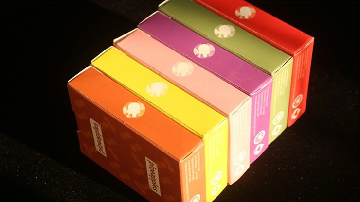 Limited Edition Set of 6 Flavors Playing Cards in Custom Box - Merchant of Magic