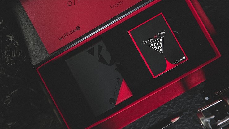 Limited Edition Wolfram V2 Rouge et Noir Playing Cards Collection Set - Merchant of Magic