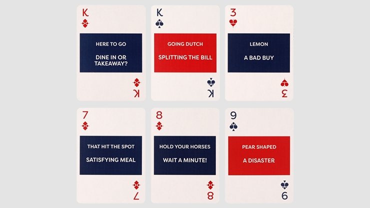 Lingo (American Slang) Plying Cards - Merchant of Magic