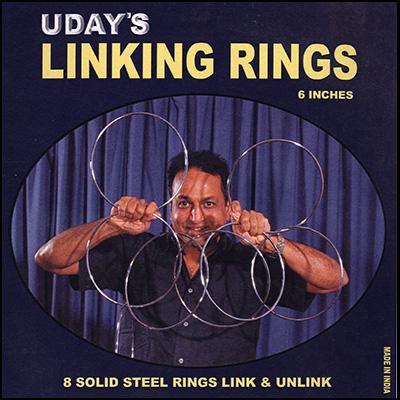 Linking Rings - 06 Inches - # 8 by Uday - Merchant of Magic