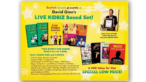 LIVE KIDBIZ BOXED SET by David Ginn - Book - Merchant of Magic