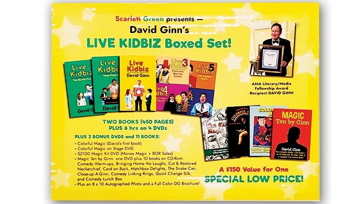 LIVE KIDBIZ BOXED SET by David Ginn - Book - Merchant of Magic