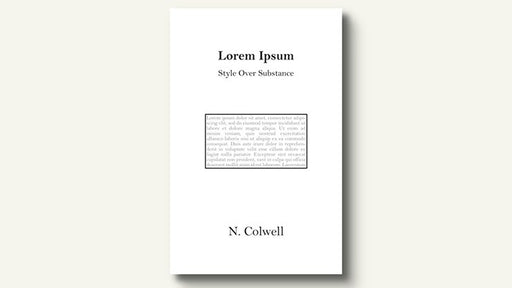 Lorem Ipsum by N. Colwell - Book - Merchant of Magic