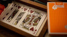Lounge Edition in Hangar (Orange) with Limited Back by Jetsetter Playing Cards - Merchant of Magic