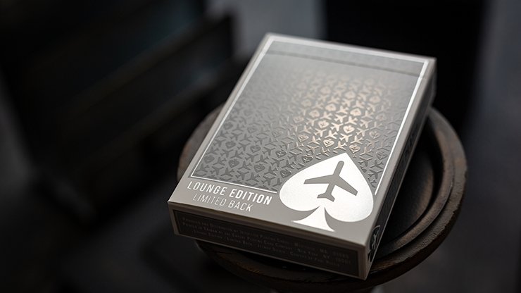 Lounge Edition in Jetway (Silver) with Limited Back by Jetsetter Playing Cards - Merchant of Magic