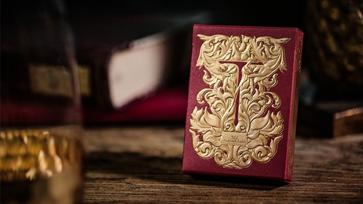 Luxury Sword T - Red Playing Cards by TCC - Merchant of Magic