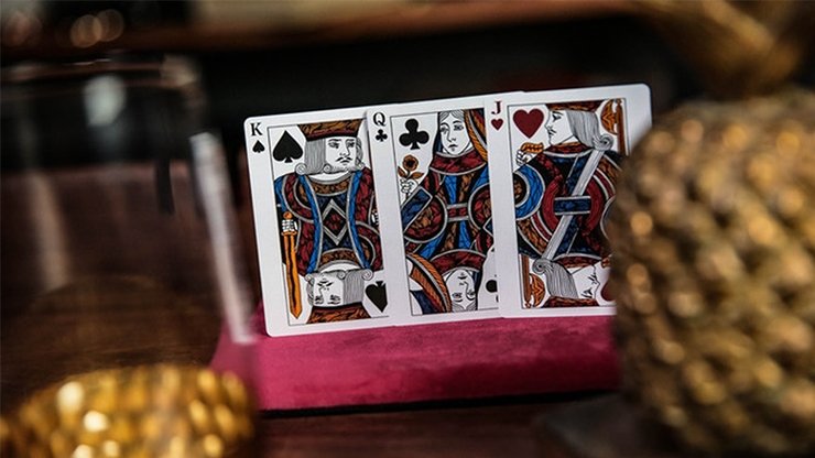 Luxury Sword T - Red Playing Cards by TCC - Merchant of Magic